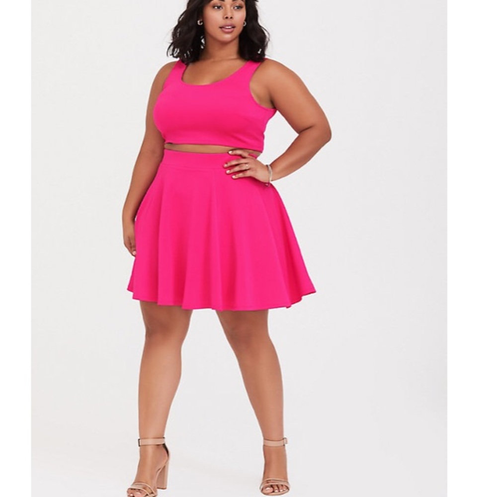 Never worn Neon pink 2-piece Set